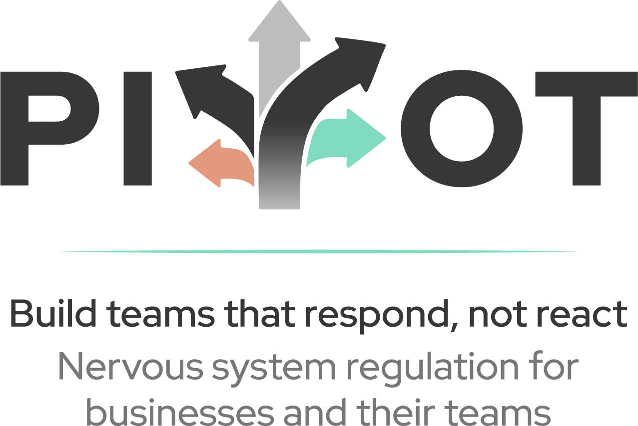 pivot logo - nervous system regulation for businesses and their teams